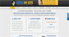 Desktop Screenshot of 877geeksonsite.com